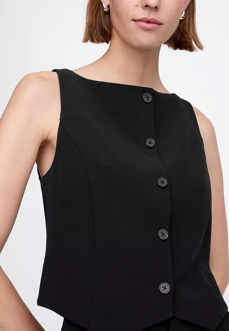 High Neck Vest - Bistretch