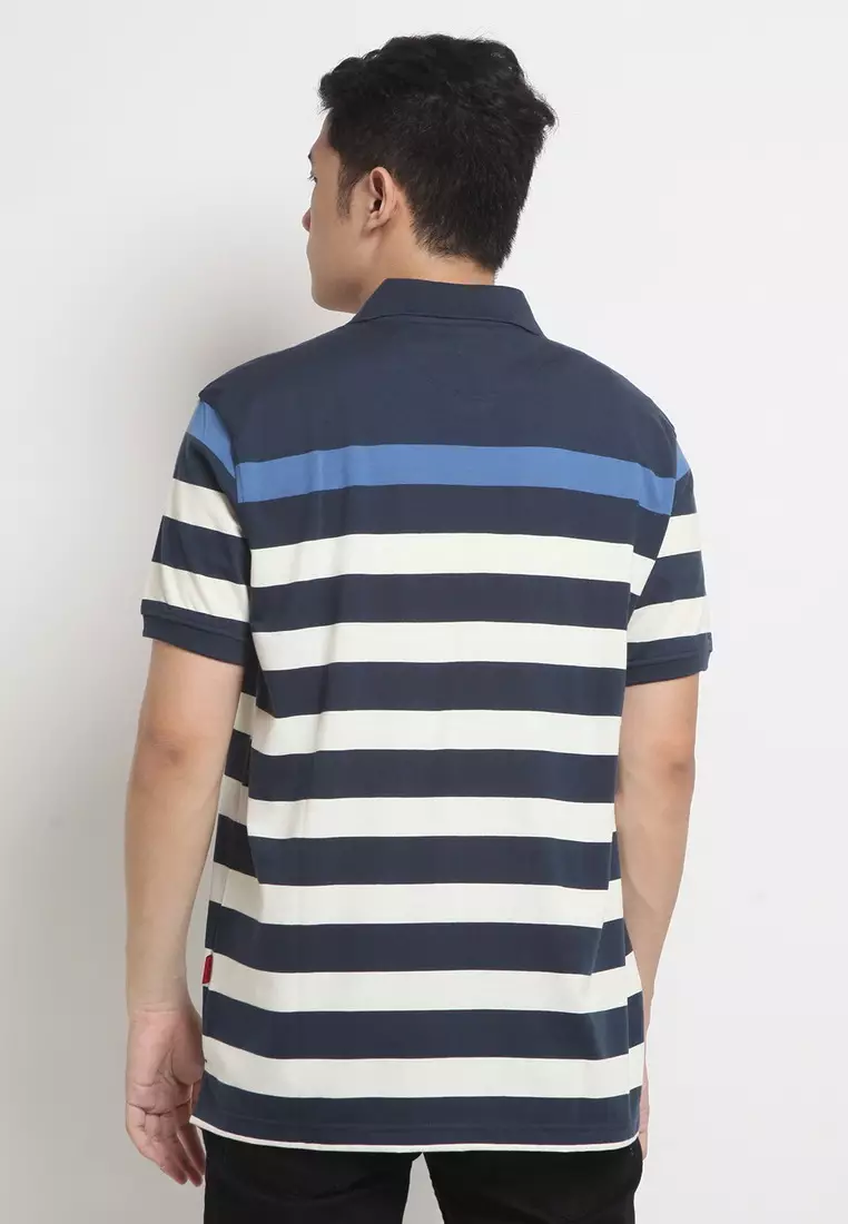 POLICE Polo Shirt Krah Polos Pria 207650011