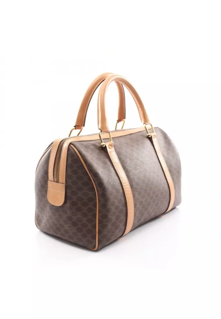 Buy Celine Pre-Loved Celine Macadam Handbag mini boston bag PVC