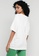 Monki white Cotton Tee With Front Print BCA81AAC7D44F6GS_2