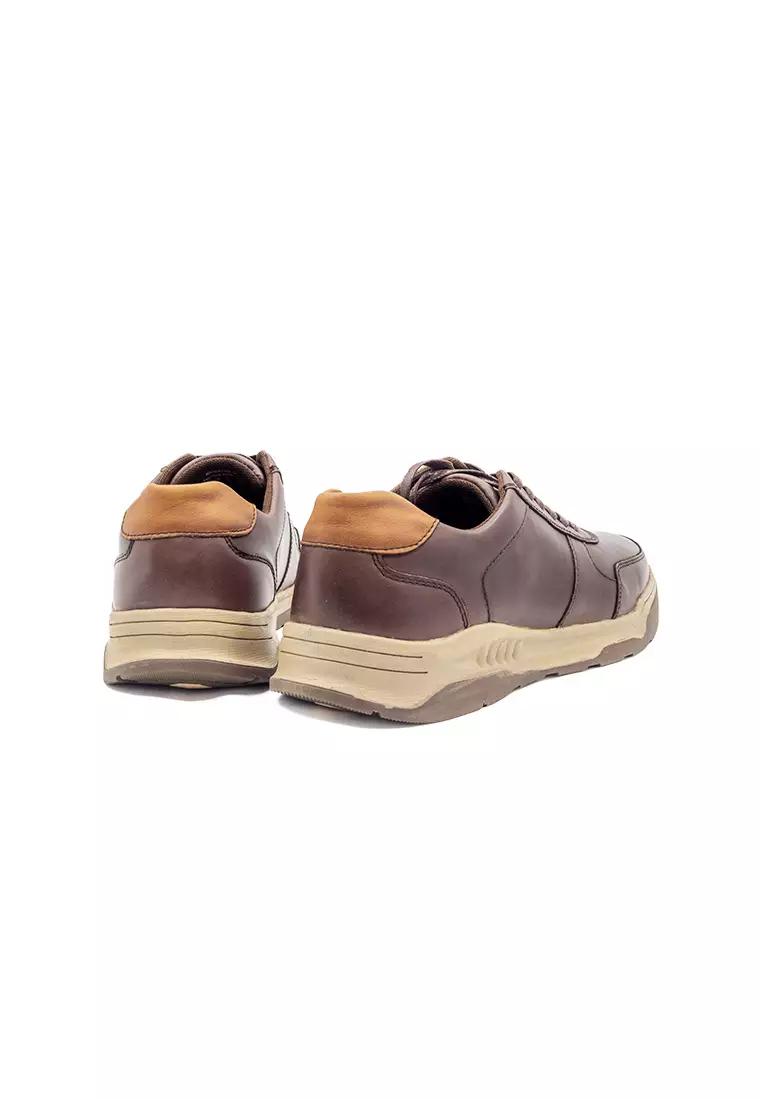 Hush Puppies Men's Shoes Walker Lace Up In Brown