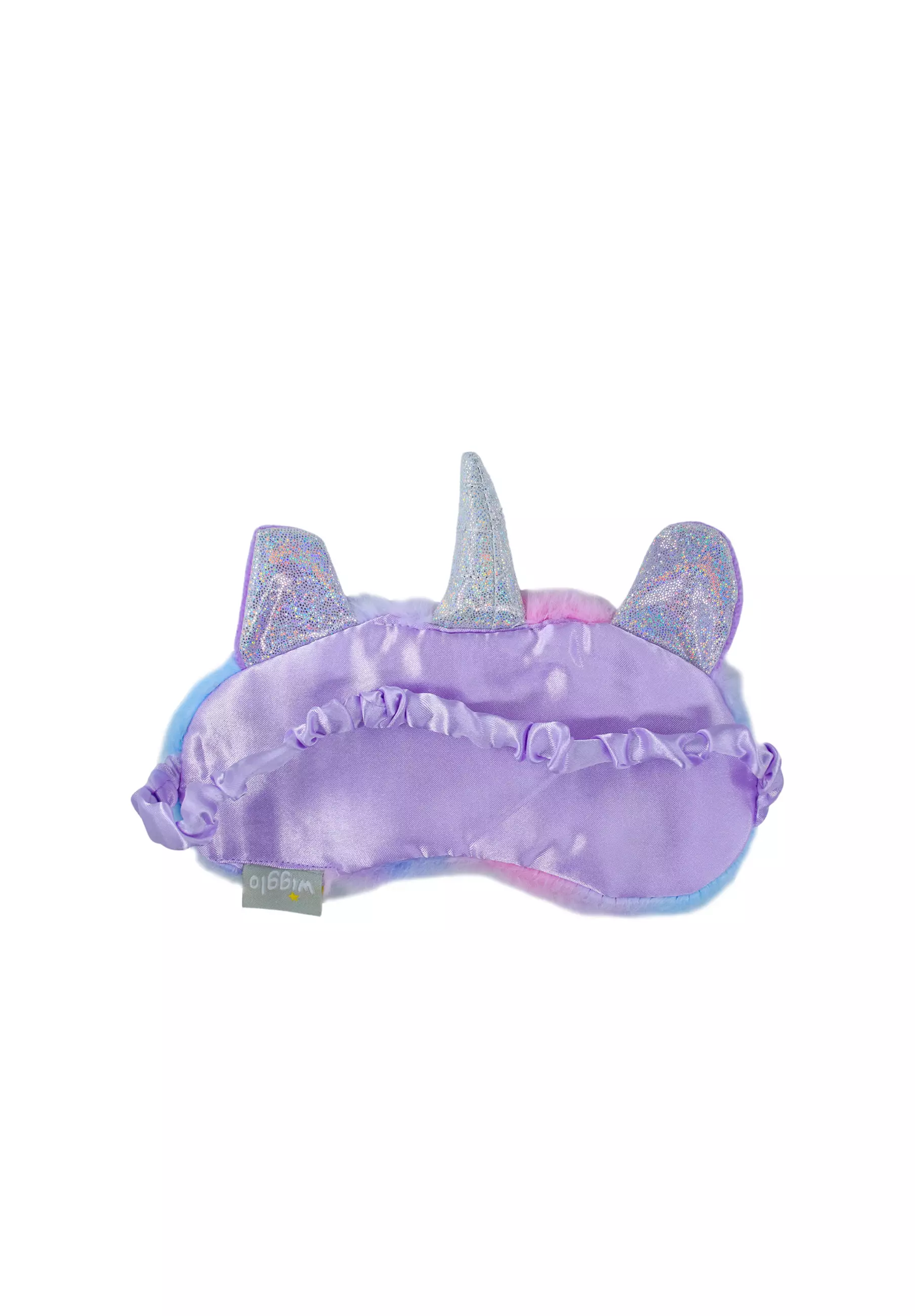 Sleepy Moonlight Plush Eyemask Pink Purple