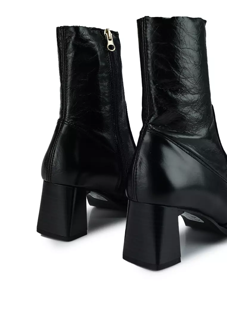 Buy ASOS Design Rueben Mid-Heeled Boots 2025 Online ZALORA
