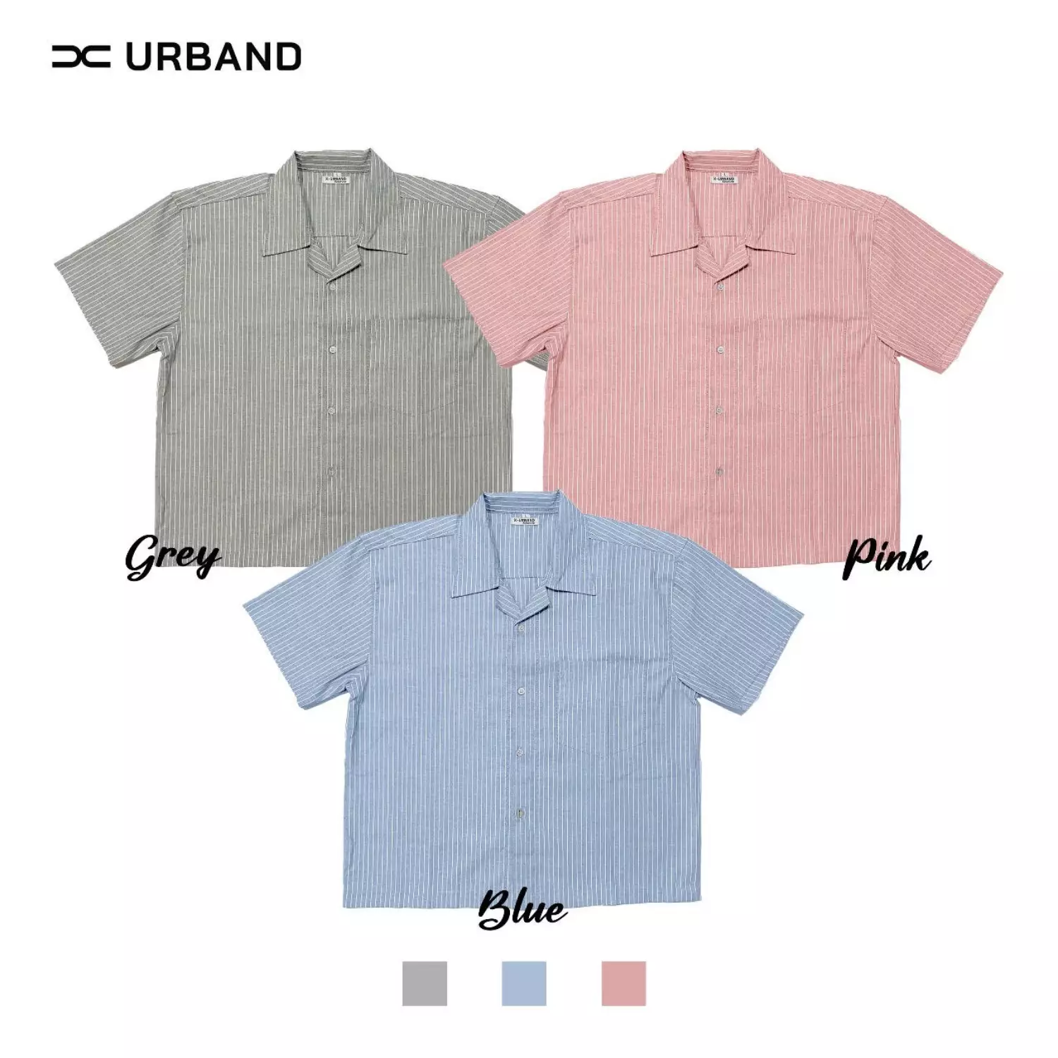 Short Shirts Boxy Stripe Unisex