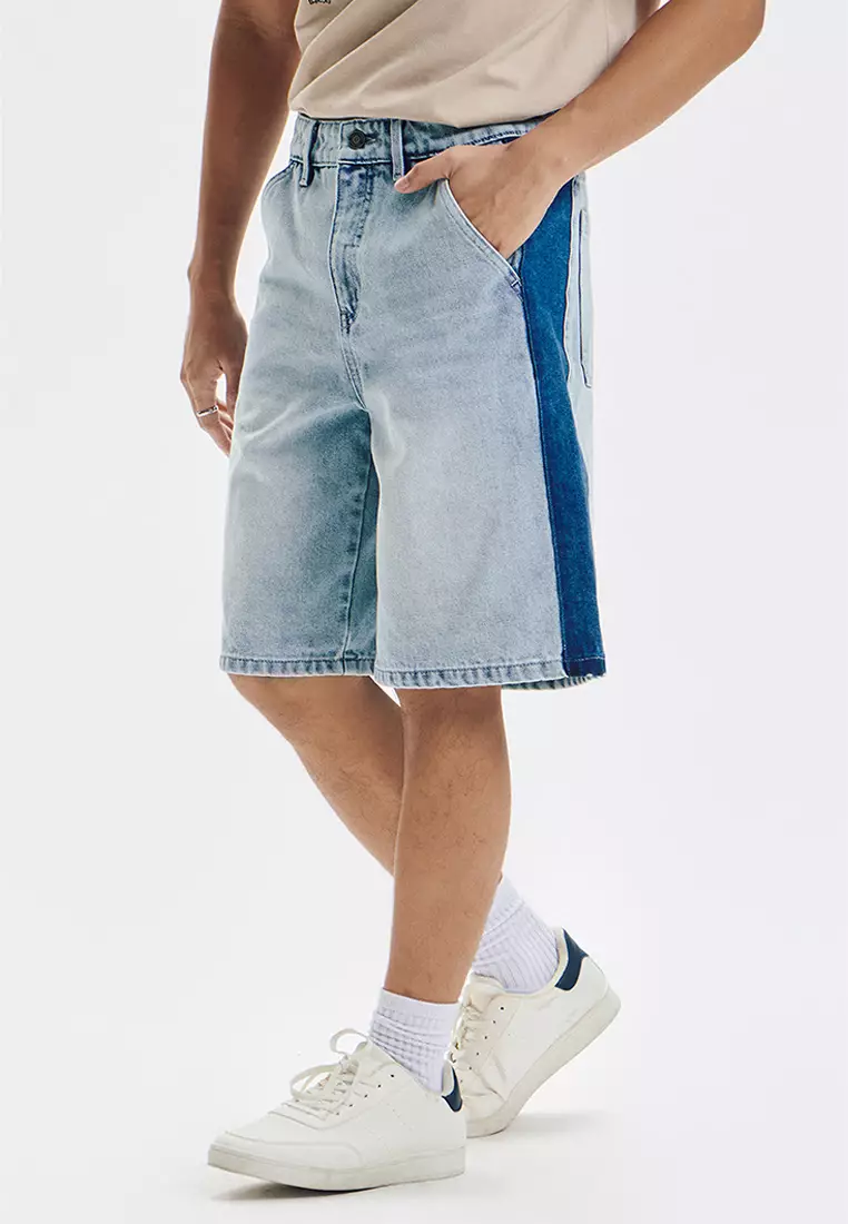 Baggy Fit Denim Shorts