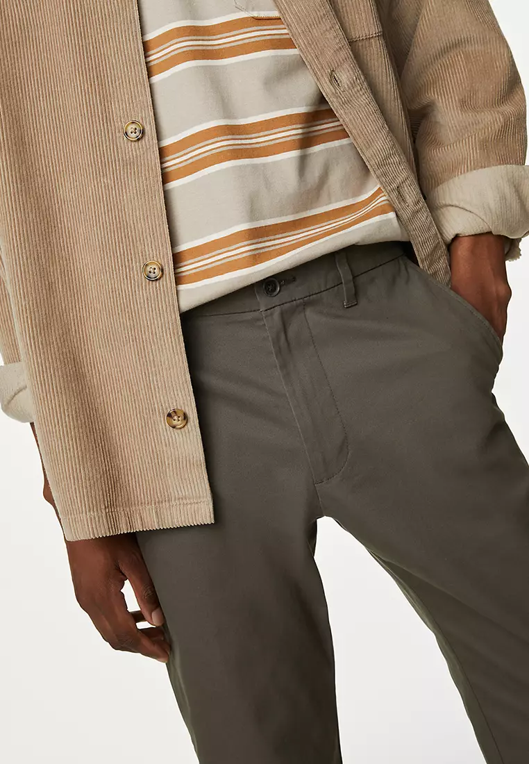 Regular Fit Stretch Chinos