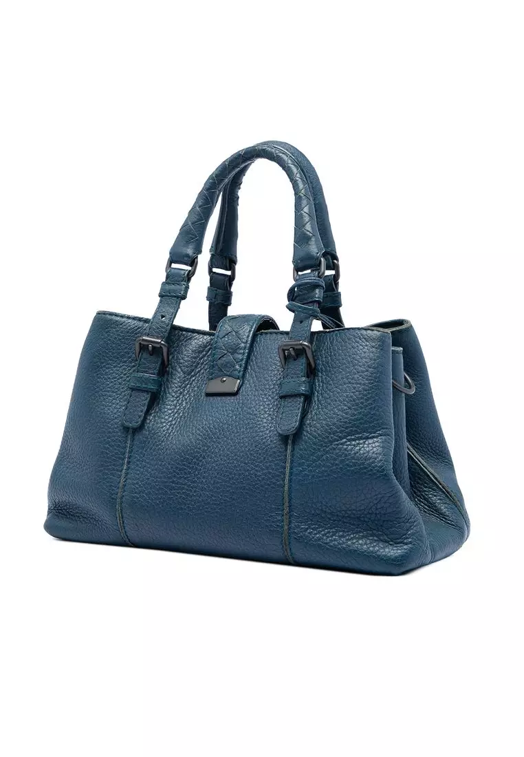 Pre-Loved Bottega Veneta Small Cervo Roma Satchel