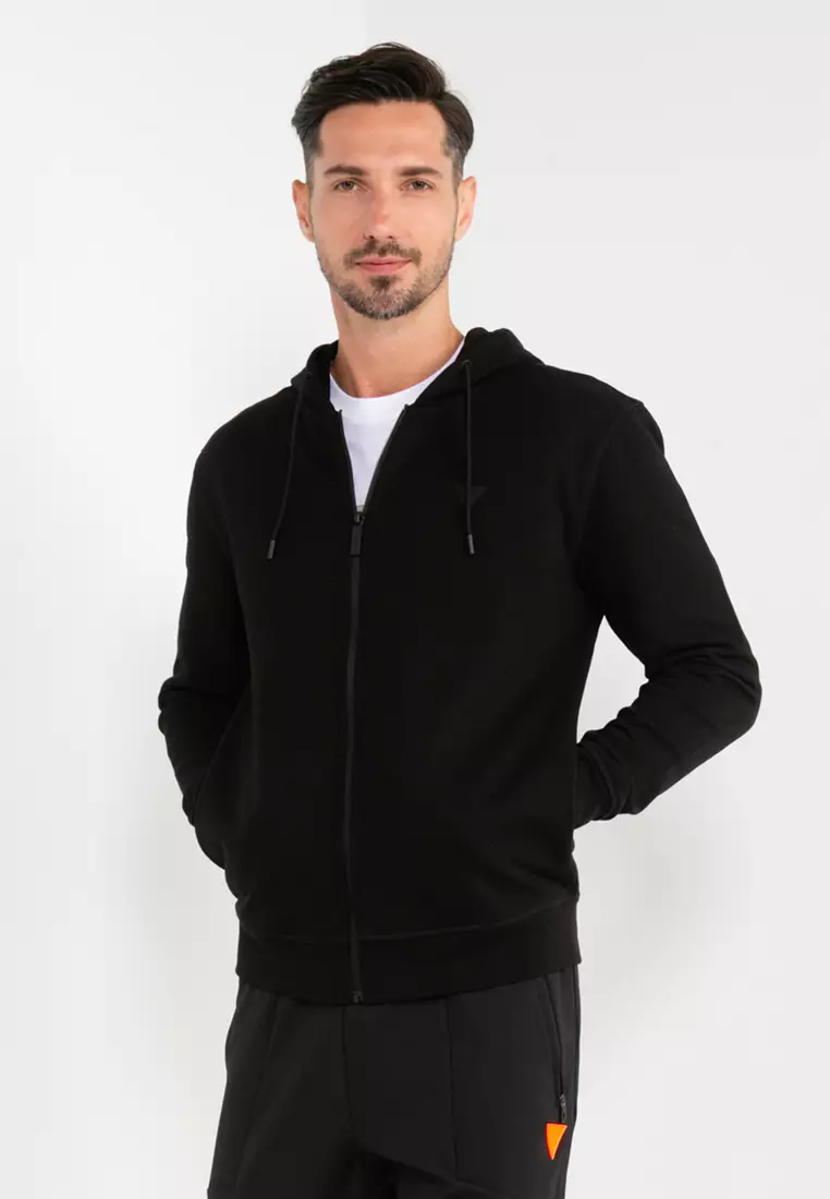 Guess zip cheap up hoodie