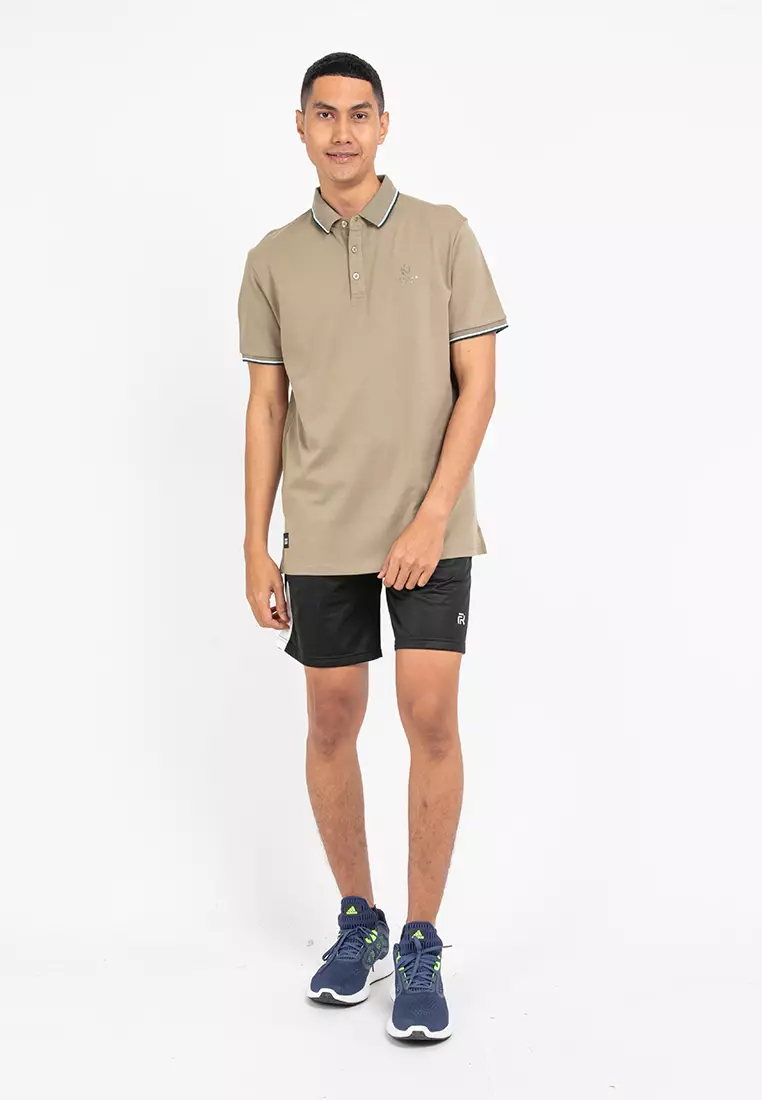 Forest Premium Weight Cotton Polo Tee 220gsm Interlock Knitted Polo T Shirt | 23761-48Olive