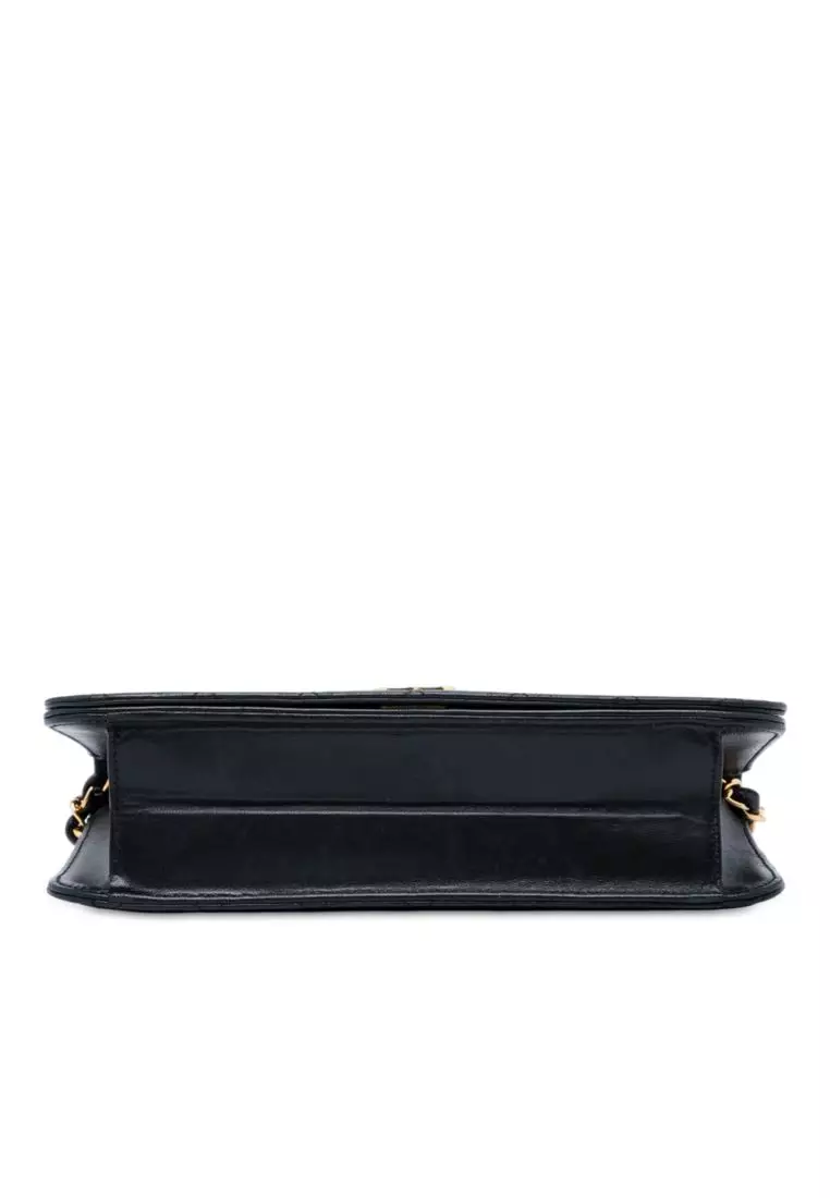 Pre-Loved Chanel Cc Quilted Lambskin Full Single Flap
