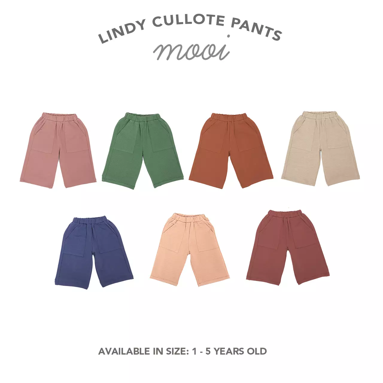 Mooi Celana Panjang Anak Perempuan Lindy Cullotes Pants - Forest Green
