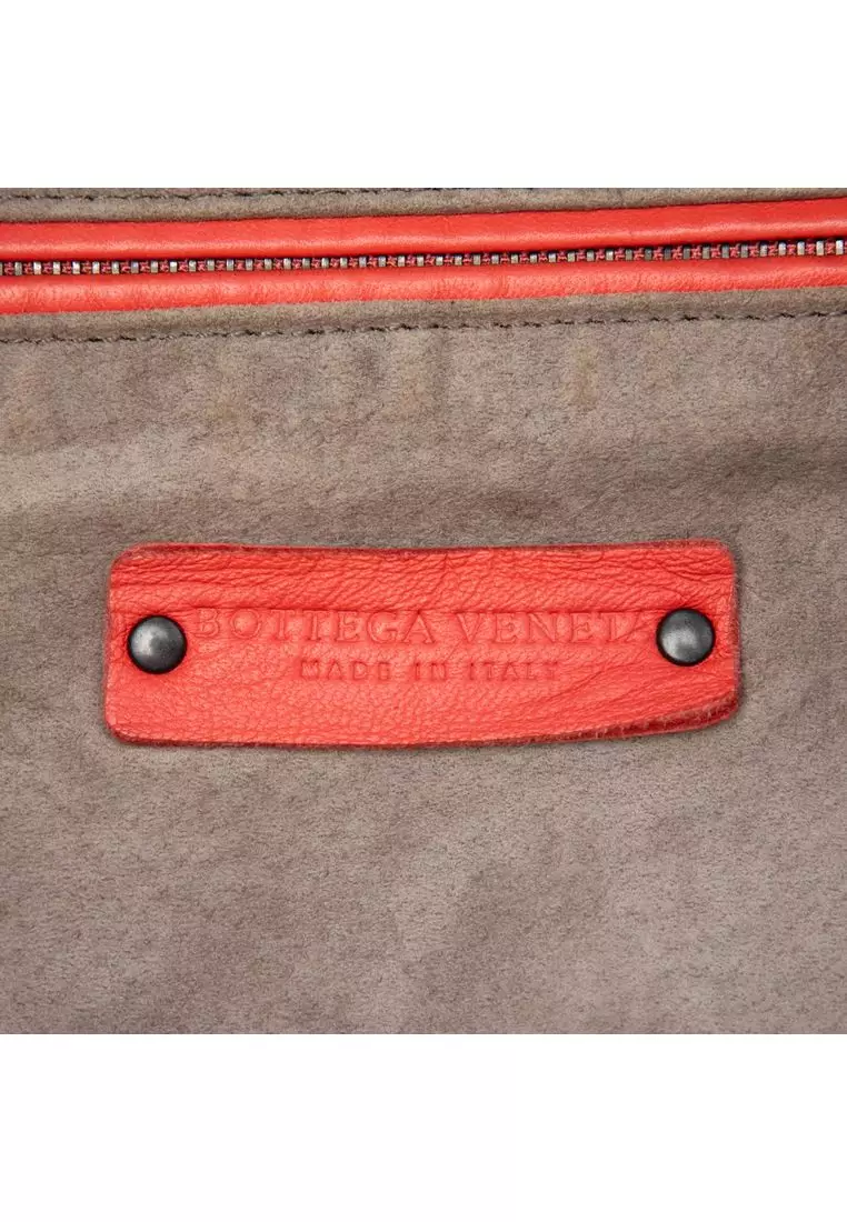 Pre-Loved Bottega Veneta Nappa Intrecciato Cube Shoulder Bag