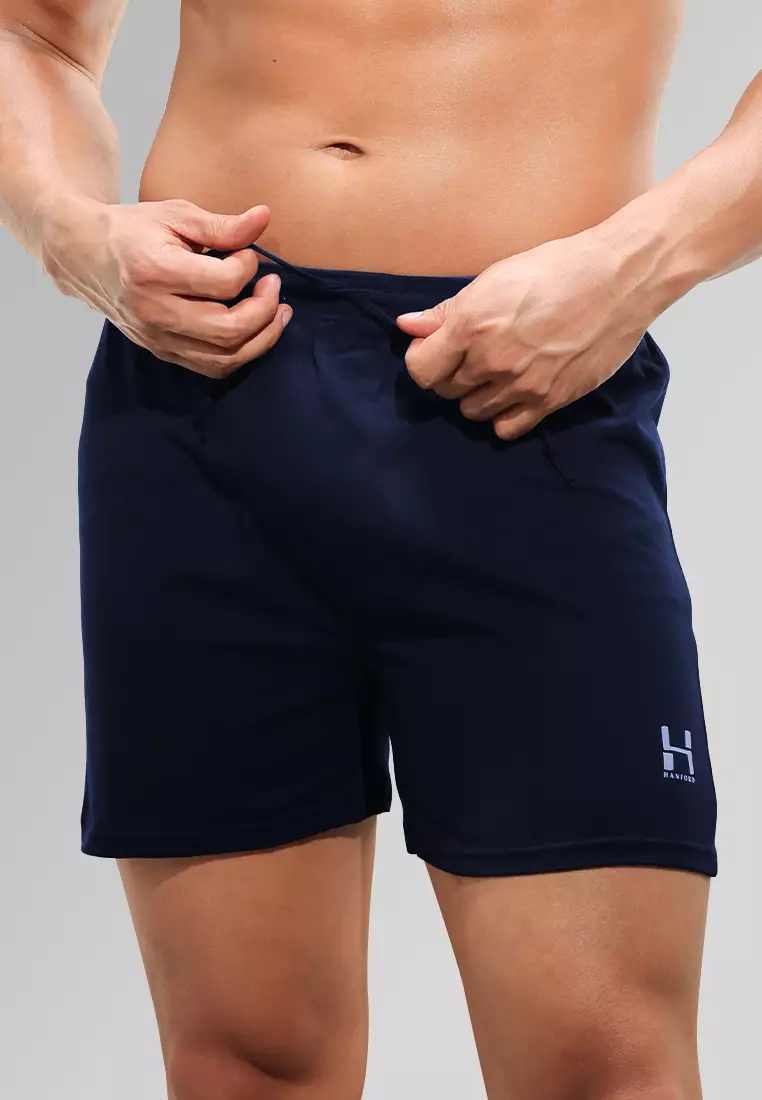 Premium Cotton Drawstring Boxer Shorts Blaze - Navy Blue (Single Pack)