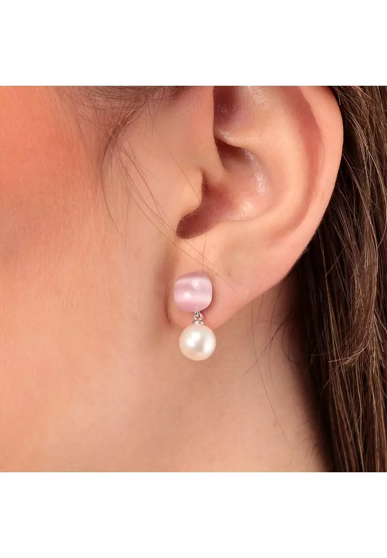 Morellato Gemma Perla Pearls Silver 925% Earrings SATC06