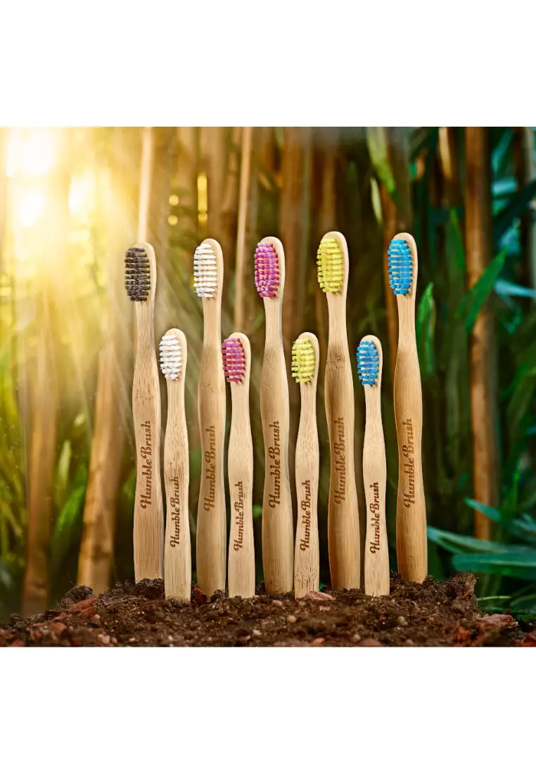 Humble Brush Adult Black Sensitive Toothbrush[THC104]