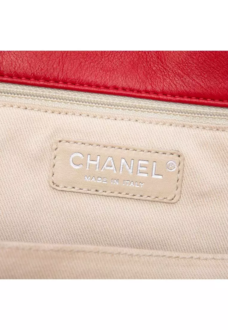 Pre-Loved Chanel Large Quilted Calfskin In The Business Tote