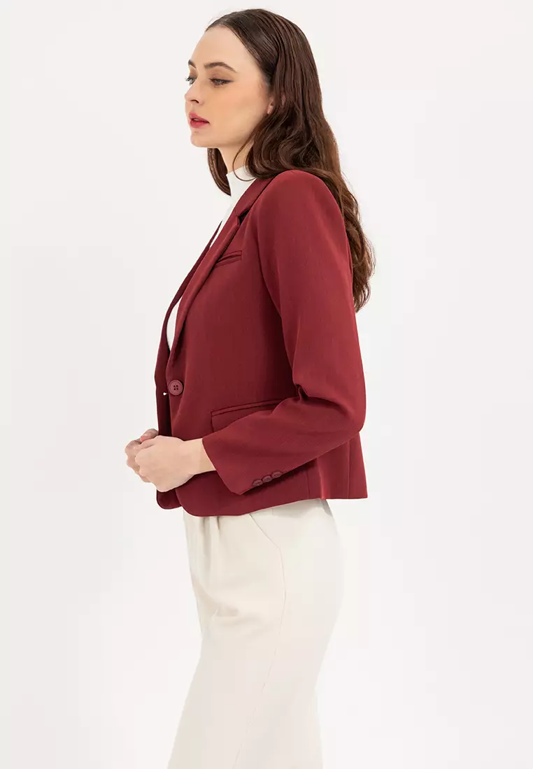 Single Breasted Blazer Jacket