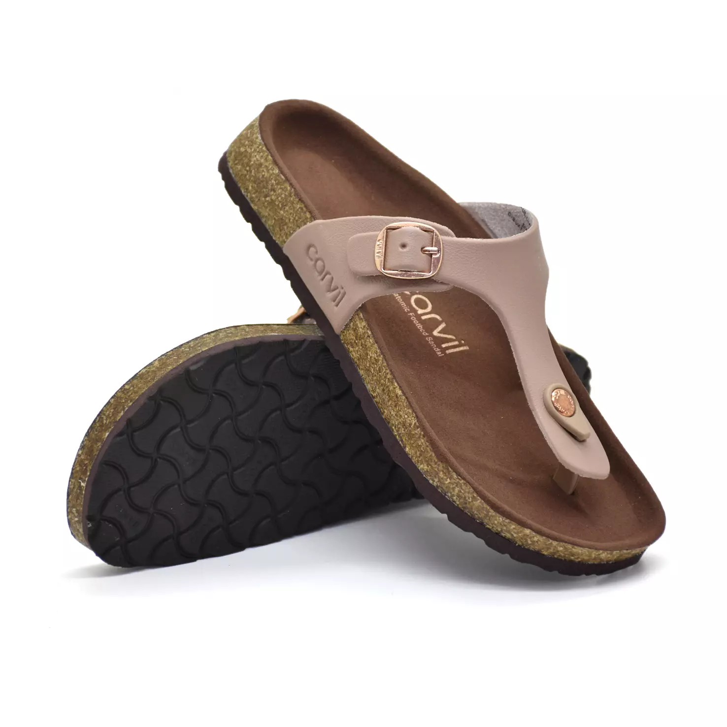 Carvil Sandal Wanita Julliet-01 L Mocca