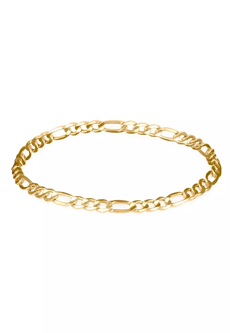 Buy Foundry Figaro Chain Bracelet 14k Gold 2025 Online ZALORA