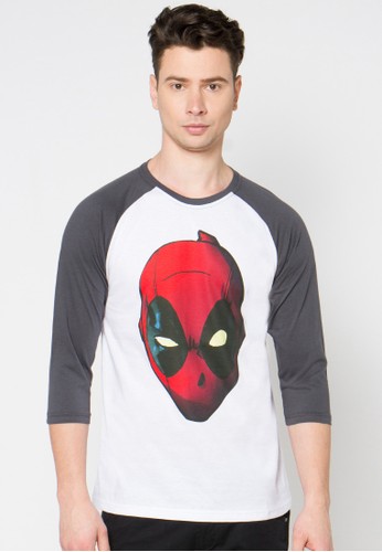 Deadpool Face Raglan T-shirt