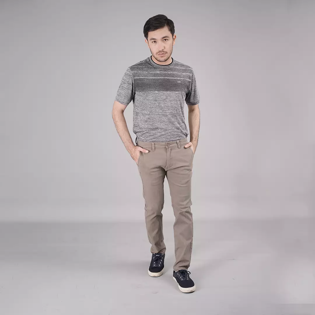 LGS - Celana Panjang Chinos - Double Pocket - Coklat - Regular Fit - CCT.567.S040.001.C