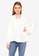 H&M white Crinkled Blouse BF75AAAA97D31AGS_1