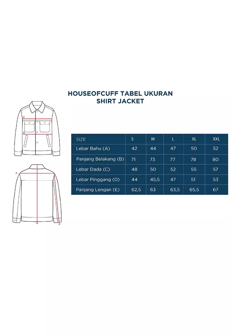 Houseofcuff Jaket Kemeja Casual Soft Fleece Army