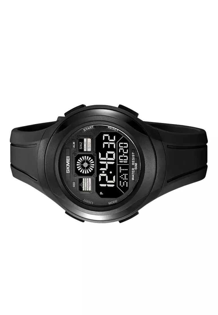 Jam Tangan Digital Pria Sporty Countdown Material TPU Waterproof ORIGINAL