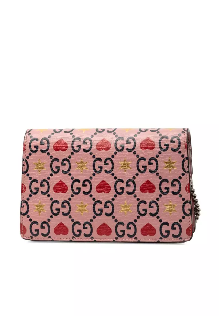 Pre-Loved Gucci Mini Textured Leather Valentines Day Dionysus Crossbody