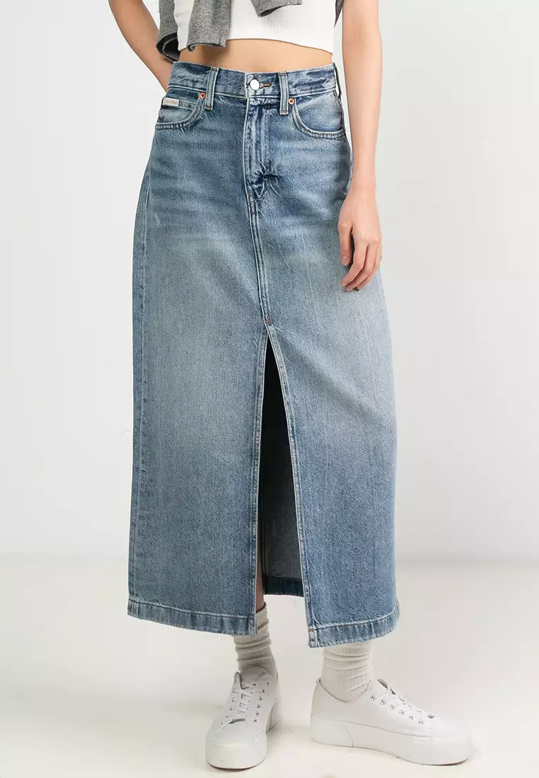 Denim Maxi Skirt - Calvin Klein Jeans
