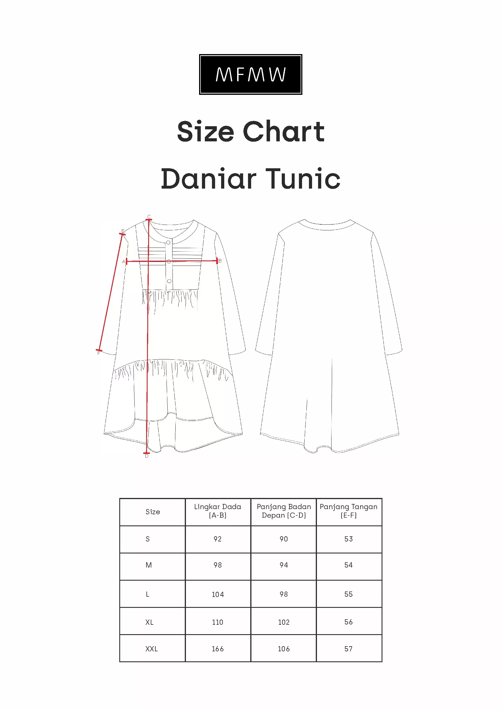 MFMW Daniar Tunik Maroon