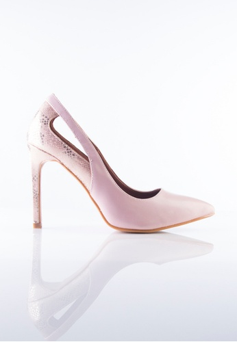 Stilaré pink Allure Snakeskin Heels in Pink 06026SH5DD2DACGS_1