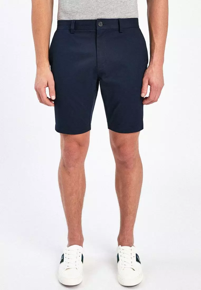 Mens elasticated chino on sale shorts