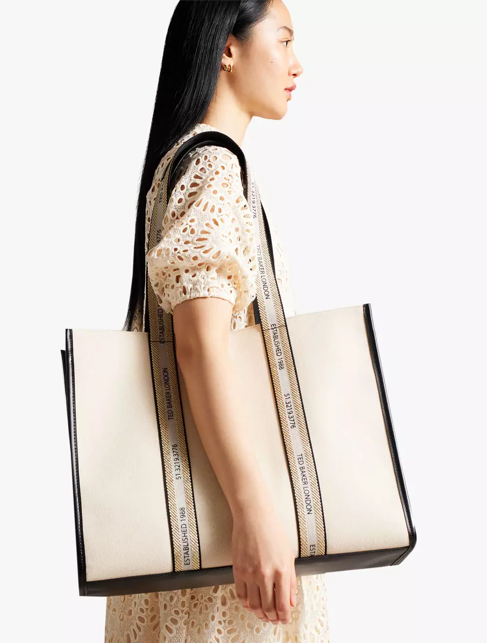Ted baker khaki tote bag clearance