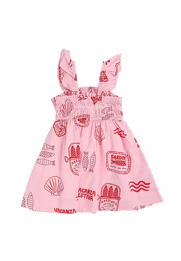 Frankie Flutter Sleeves Dress