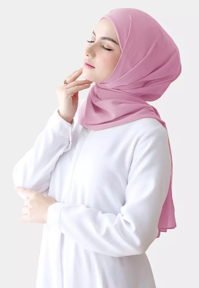Pashmina Inner Instan 2in1 Ceruty Baby Doll - Love Cupid