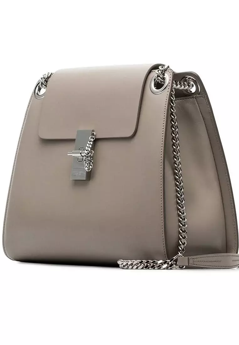 Medium Annie Shoulder Bag in Motty Grey