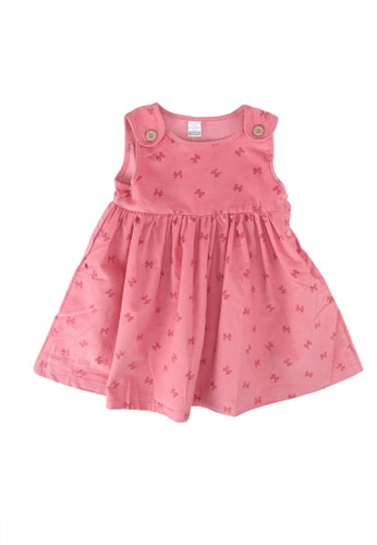 Jual Lc Waikiki Baby Girl S Figured Velvet Dress Original Zalora Indonesia
