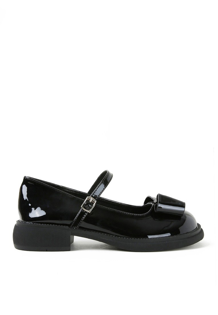 VANSA Shinny Patent Bow Mary Jane Shoes VSW-FX5