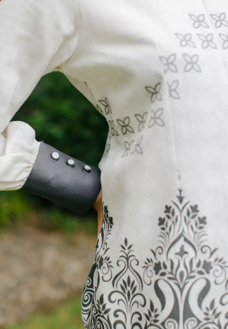 My Aksa Batik Wanita Blouse Dobby Furing Ayla Altan Raya Series