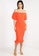 Never Fully Dressed orange Coral Jojo Dress 20666AA16DCDB7GS_1