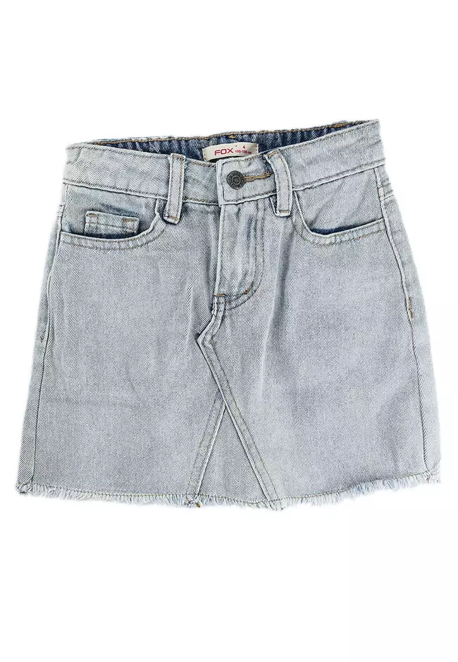 A line clearance denim skirt youth