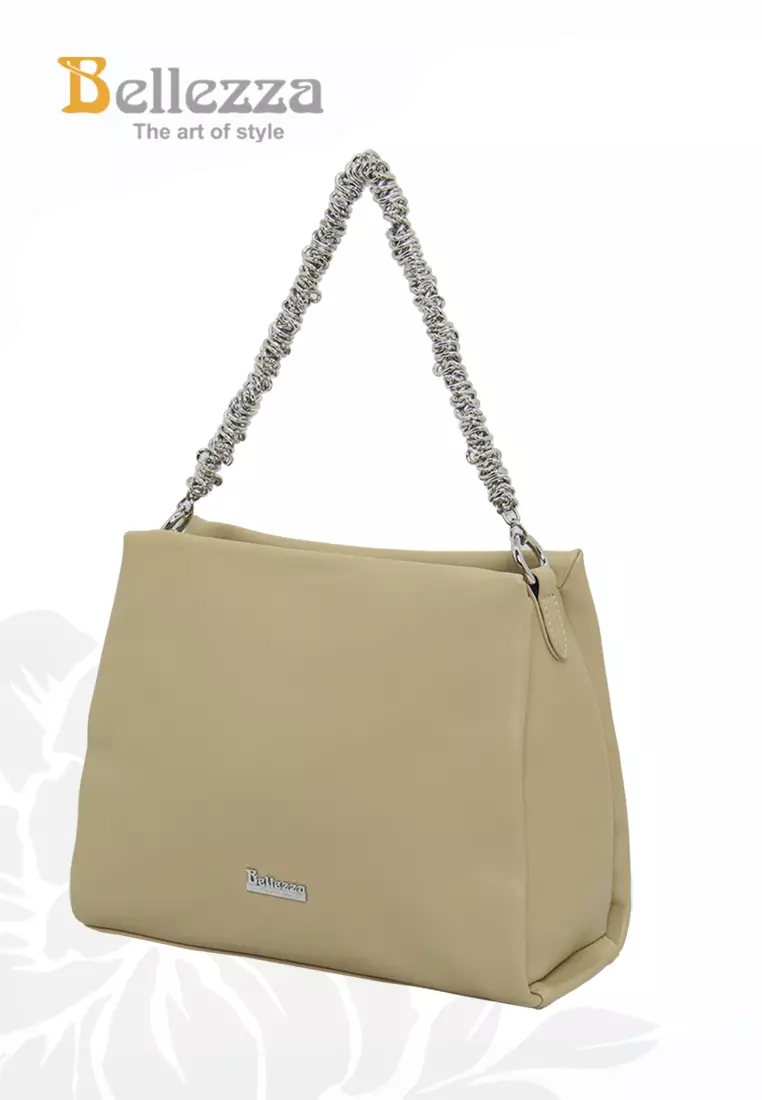 Bellezza Handbag CZ239 Beige