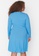 Trendyol blue Plus Size Wrap Dress 81691AA3DD38F1GS_2