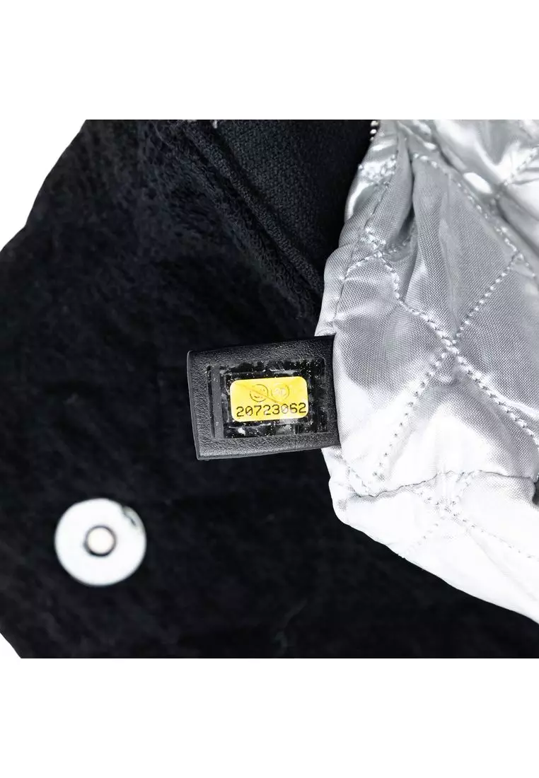Pre-Loved Chanel Cc Quilted Terry Cloth Flap
