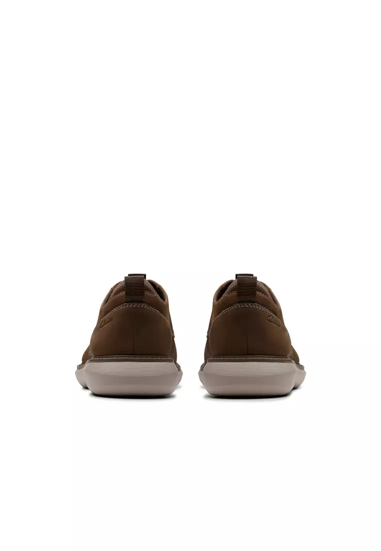 Mens Brantin Plain Derby Shoes - Beeswax Leather