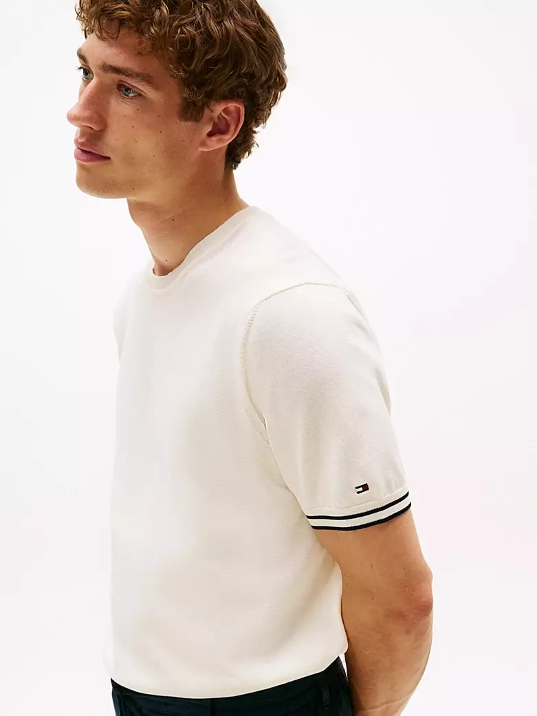 Tommy Hilfiger - Smart Casual Tipped Cuff T-Shirt
