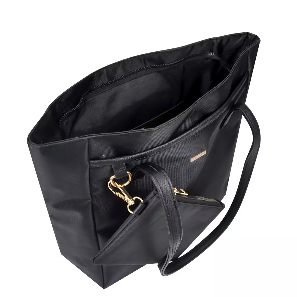 MAYONETTE Menka Tote Bag - Tas Fashion Wanita - Women's Totes Bag - Black