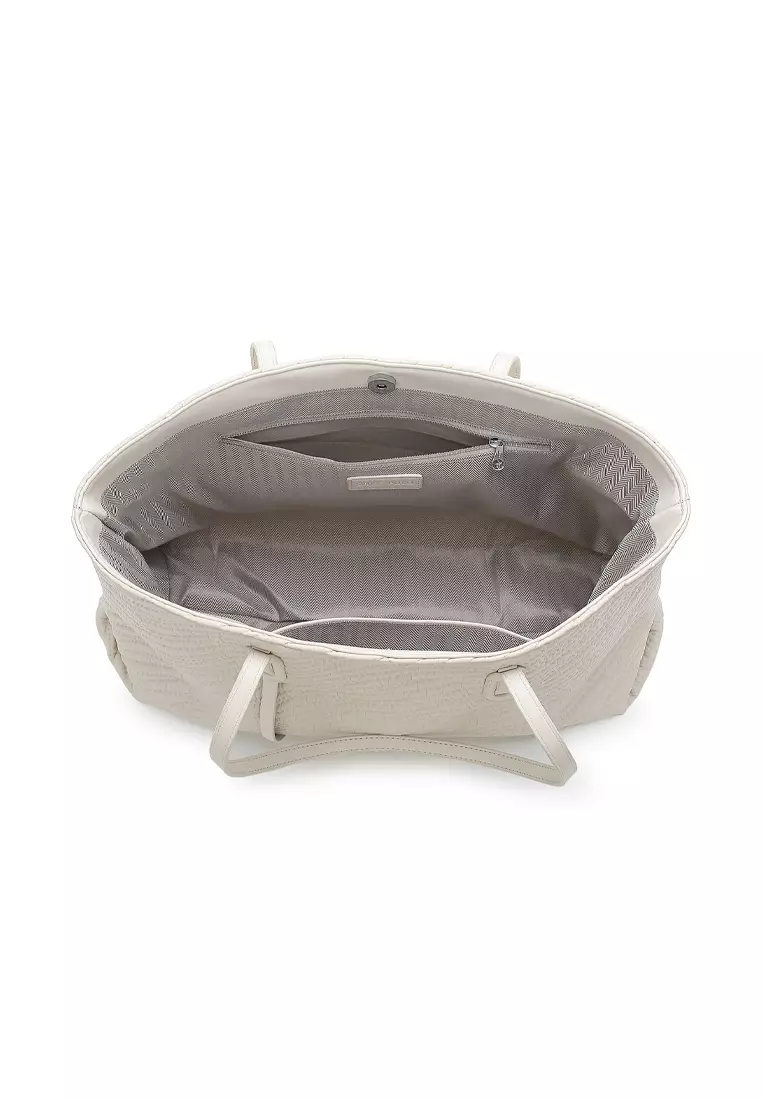 Women's Top Handle Bag / Sling Bag / Crossbody Bag - White