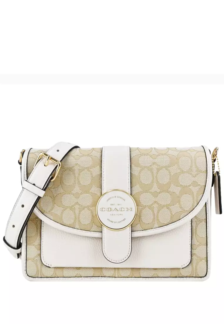 Coach signature crossbody hot sale